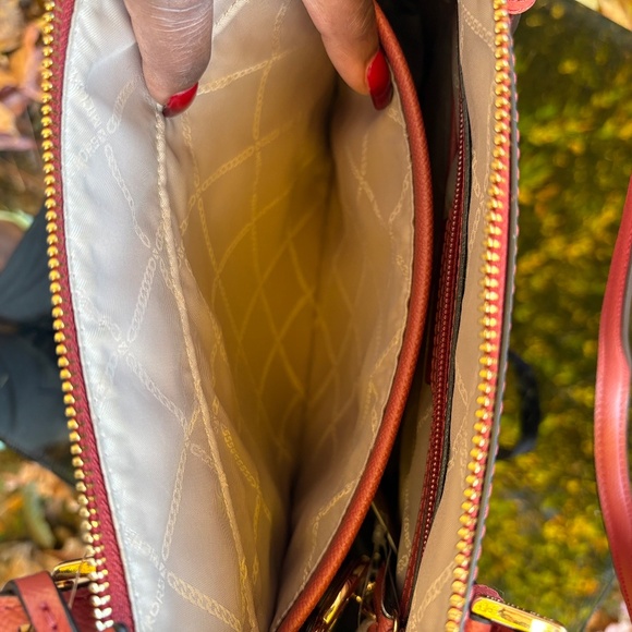 NWT-Michael Kors Jet Set Medium Leather Tote – Terracotta - Picture 6 of 7